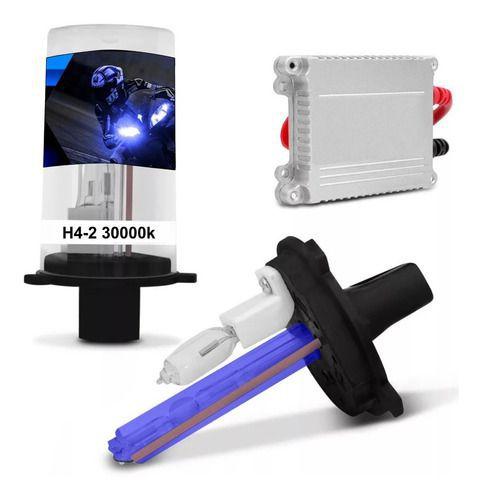 Kit Xenon Moto Azul Escuro Profundo 10000k 15000k 30000k - NATION
